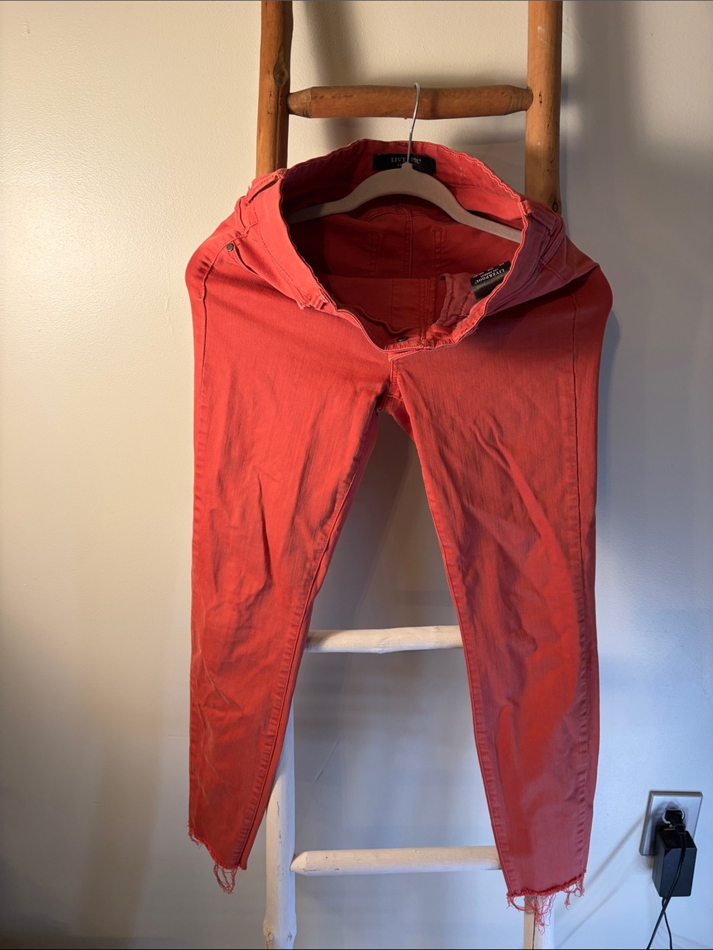 Liverpool Coral Cropped Skinny Jeans